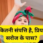 "प्रिया सरोज जनसभा में हाथ उठाकर संबोधन करते हुए, उनके साथ एक अन्य पार्टी सदस्य – संपत्ति से जुड़ी चर्चा पर आधारित पोस्ट.