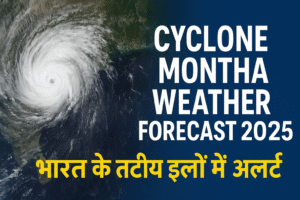 Cyclone Montha Weather Forecast 2025