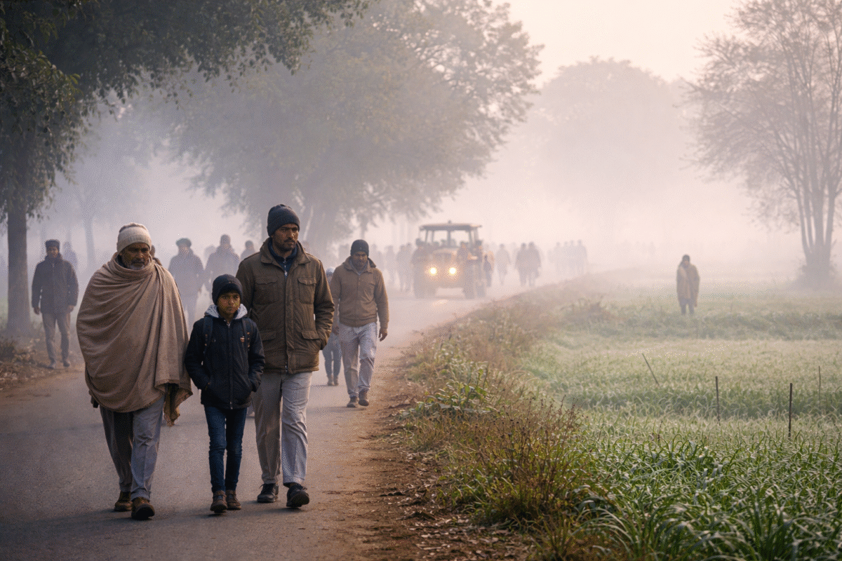 19 से 25 दिसंबर तक बिहार और उत्तर प्रदेश का मौसम, ठंड और कोहरा